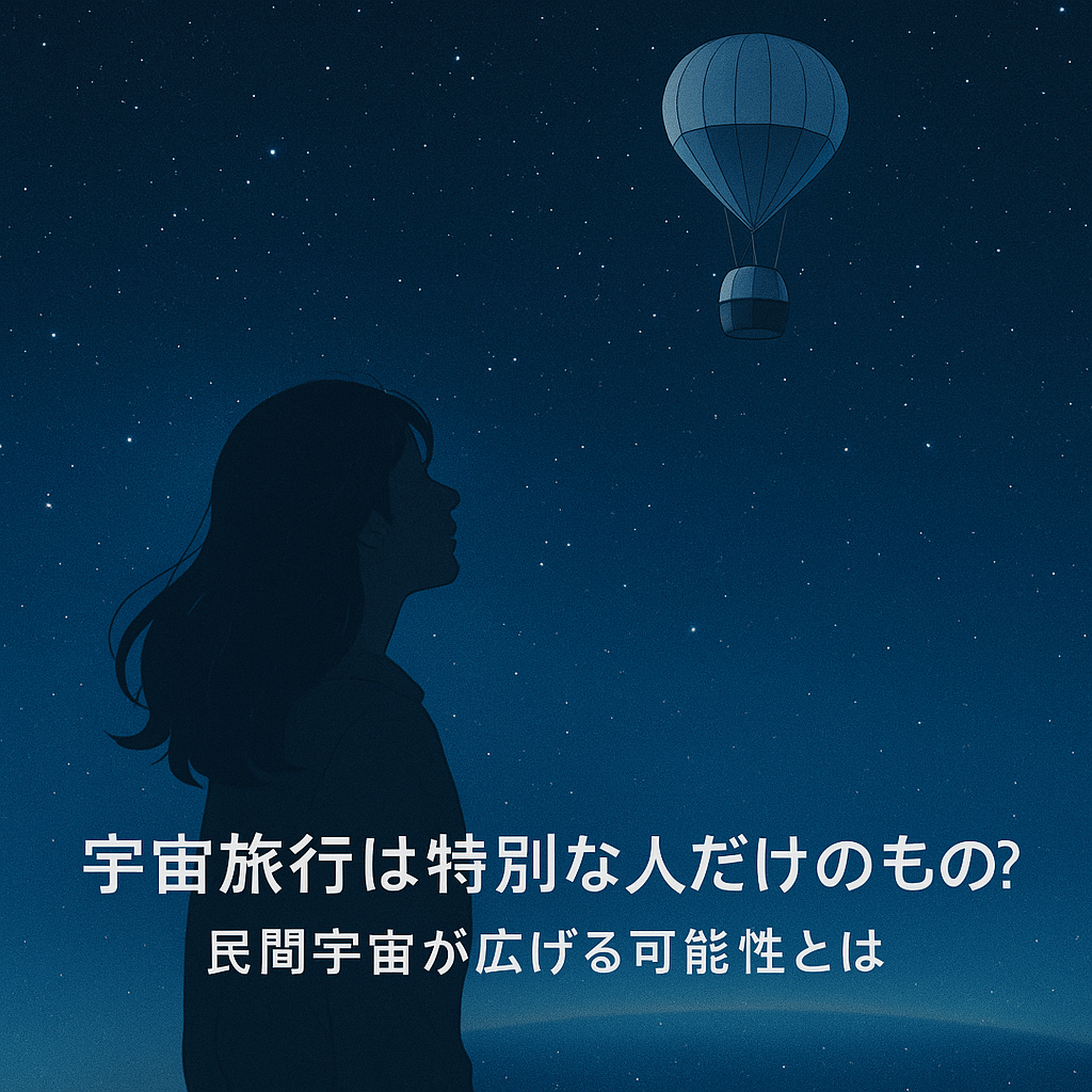 Read more about the article 宇宙旅行は特別な人だけのもの？ 民間宇宙が広げる可能性とは